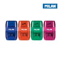 MILAN 밀란 컴팩트 연필깎이 지우개 NEW 초록 1개