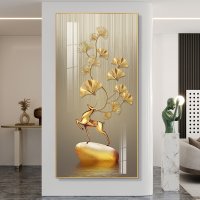 황금나무그림 금나무액자 거실 개업 풍수 선물 벽화