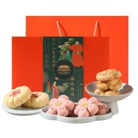 중국 화과자 335g 연꽃 케이크 모나카 다과 타르트 녹두 쿠키 허화수 월병 선물세트