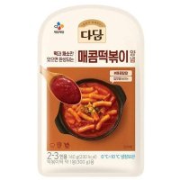 CJ 간편식 찌개양념 다담 매콤 떡볶이양념 140g