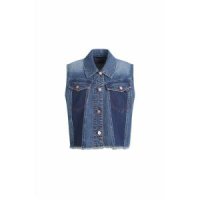 럭키슈에뜨 Stitch Point Denim Vest LFPDS23100BUX 270048