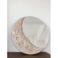 대형 원형 달 거울 문 미러 카페 인테리어 화장대거울