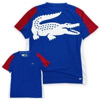 라코스테 테니스 셔츠 lacoste SPORT Crocodile Print Pique Tennis T-Shirt Size 5 L TH9417-YH7