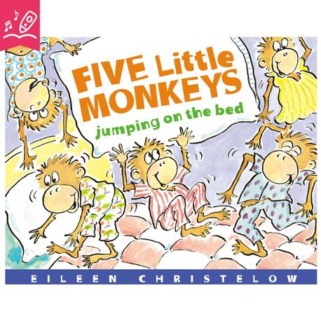 Five little monkeys jumping on the bed 