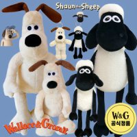 GROMIT 월레스와 그로밋 인형 숀더쉽인형 45cm 강아지 양 동물 애착 캐릭터 선물 귀여운