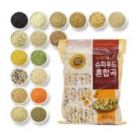 최신도정 슈퍼 푸드 혼합곡 17곡 800g x 6봉 잡곡 귀리 렌틸콩 병아리