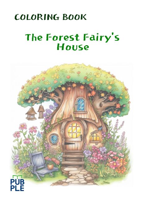 The Forest Fairy’s House coloring book (떡갈나무 숲속 요정들의 동화 같은 보금자리)