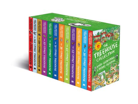13층 나무집 시리즈 12종 박스 세트 (QR코드) : The Treehouse Collection: 12-book with audio QR pack (13 / 26 / 39 / 52 / 65 / 78 / 91 / 104 / 117 / 130 / 143 /156 Storey Treehouse series)