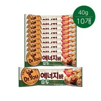 닥터유 오리온 닥터유 호두 에너지바 40g 10개 견과류바