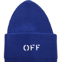 N19 오프화이트 남성 모자 Knitted beanie