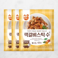 삼양프레시fresh 떡갈비스틱수 420g x 3개