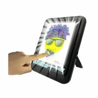 DoodleJamz BrightBoard 브라이트 LED 보드 촉감 구슬 드로잉 패드 그림 젤 미술놀이 컬러 Art Pads