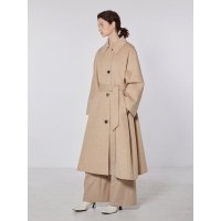 모한 TOF CAMEL HAIR SOUTIEN COAT HAND MADE OATMEAL