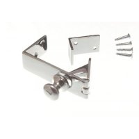 MS against flap catch and stay brass chrome -plated with screws