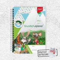 Elementary school planner with Frieda &amp; Otto 2023/2024