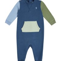 Polo Ralph Lauren Kids 유아 - 코튼 블렌드 플리스 우주복