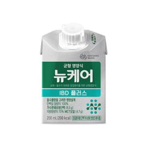 대상웰라이프 뉴케어 IBD 플러스 200ml (30팩) 영양조제식품 장질환자 균형영양식 단백가수분해 지방산 조성 MCT오일 철분 칼슘 비타민D