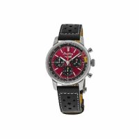 Breitling 새로운 브라이틀링 탑 타임 쉐보레 콜벳 버건디 남성용 시계 AB01761A1K1X1