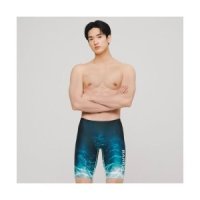 BARREL 맨 아쿠아 4부 재머 수영복 아쿠아홀릭 MEN AQUA MID JAMMER SWIMSUIT HOLIC B3SMSMS011AHC