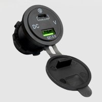 차량용 USB 충전포트 USB QC3 0 C to C 듀얼포트