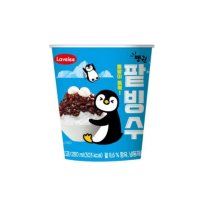 라벨리 팥빙수 컵 아이스크림 5개