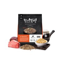 한끼뚝딱 클래식 강아지 애견사료  황태와 오리/1kg