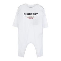 버버리 키즈 호스페리 프린트 로고 바디수트 8064745 C N4 AZARI ONESIE A1464 12-18M 135881