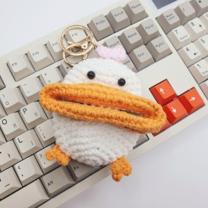 차키케이스 버즈 에어팟케이스 뜨개오리케이스 꽉꽉이🐥, 뜰랑말랑