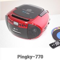 롯데알미늄 블루투스 MP3-CD 플레이어 카세트  Pingky-770  혼합색상
