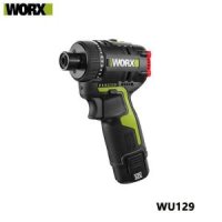 WORX 전기 드릴 스크루 드라이버, 무선 전동 공구, 임팩트 드라이버, 12V 리튬 배터리, WU129