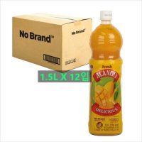 노브랜드 Fresh 망고주스 1.5L X 12입