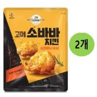 CJ제일제당 고메 CJ 소바바치킨 소이허니 순살 375g x2개 2개