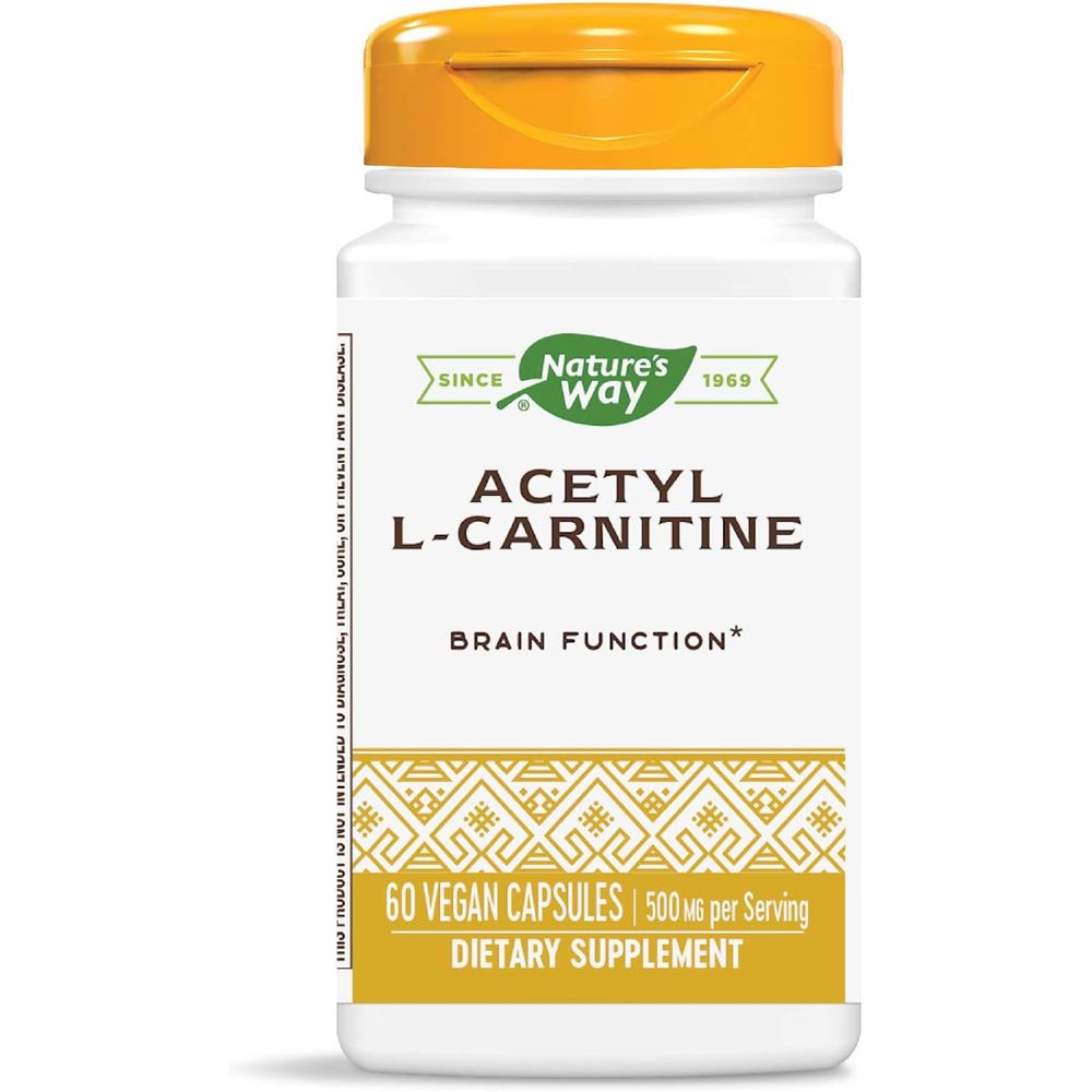 <b>네이처스웨이</b> Acetyl L Carnitine 아세틸 엘카르니틴 L카르니틴 아미노산 60캡슐