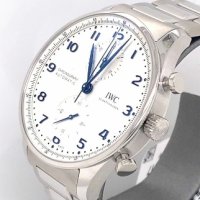 아이더블유씨 iwc 포르투기저 크로노그래프 오토매틱 스테인리스 스틸 시계 IW371617