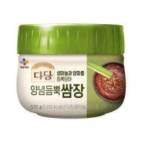 CJ 간편식 찌개양념 다담 양념듬뿍쌈장 570g