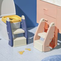 아기 변기 커버 어린이 휴대용 접이식 손잡이 계단