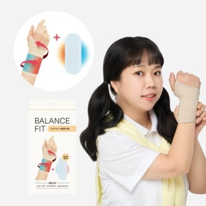 발란스핏 손목보호대+편백겔 찜질팩 세트