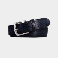 Perforated punching belt - Navy