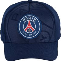 파리 생제르맹 전면 PSG 모자 - 공식 컬렉션 - 사이즈 조절 가능 - 성인용