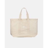 스투시 Stussy CANVAS EXTRA LARGE TOTE BAG Natural