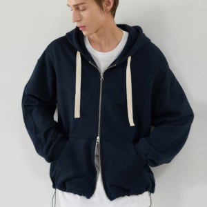 [드로우핏] 레이어드 스트링 투웨이 집업 후드 [NAVY] DFHD3301NV