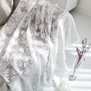 원단 [대폭]크리스탈번아웃-로얄다마스크 퀼트 천 홈패션