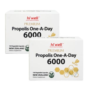 뉴질랜드 하이웰 프로폴리스 6000mg 150캡슐 2개 Hi Well Propolis