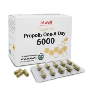 뉴질랜드 하이웰 프로폴리스 6000mg 150캡슐 1개 Hi Well Propolis