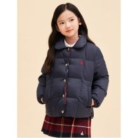 BEANPOLE KIDS 빈폴키즈 BEANPOLE KIDS 여아 체크 포인트 덕다운 숏 경량패딩 BI3738G02R