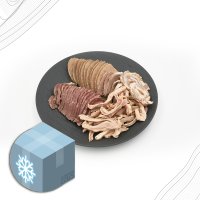 hPork 돼지 오소리감투 간 허파 내장 모듬 500g