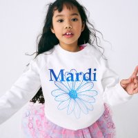 마르디 메크르디 레쁘띠 KIDS SWEATSHIRT FLOWERMARDI GRADATION