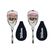 독일 윌슨 스쿼시라켓 스쿼시채 2 x Wilson Hyper Hammer 카본 120 Squash Ra