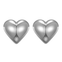 [헤이]humming heart earring: White