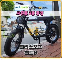 퀄리스포츠 48V 19.2Ah 볼트B 전기자전거 500W  매트블랙